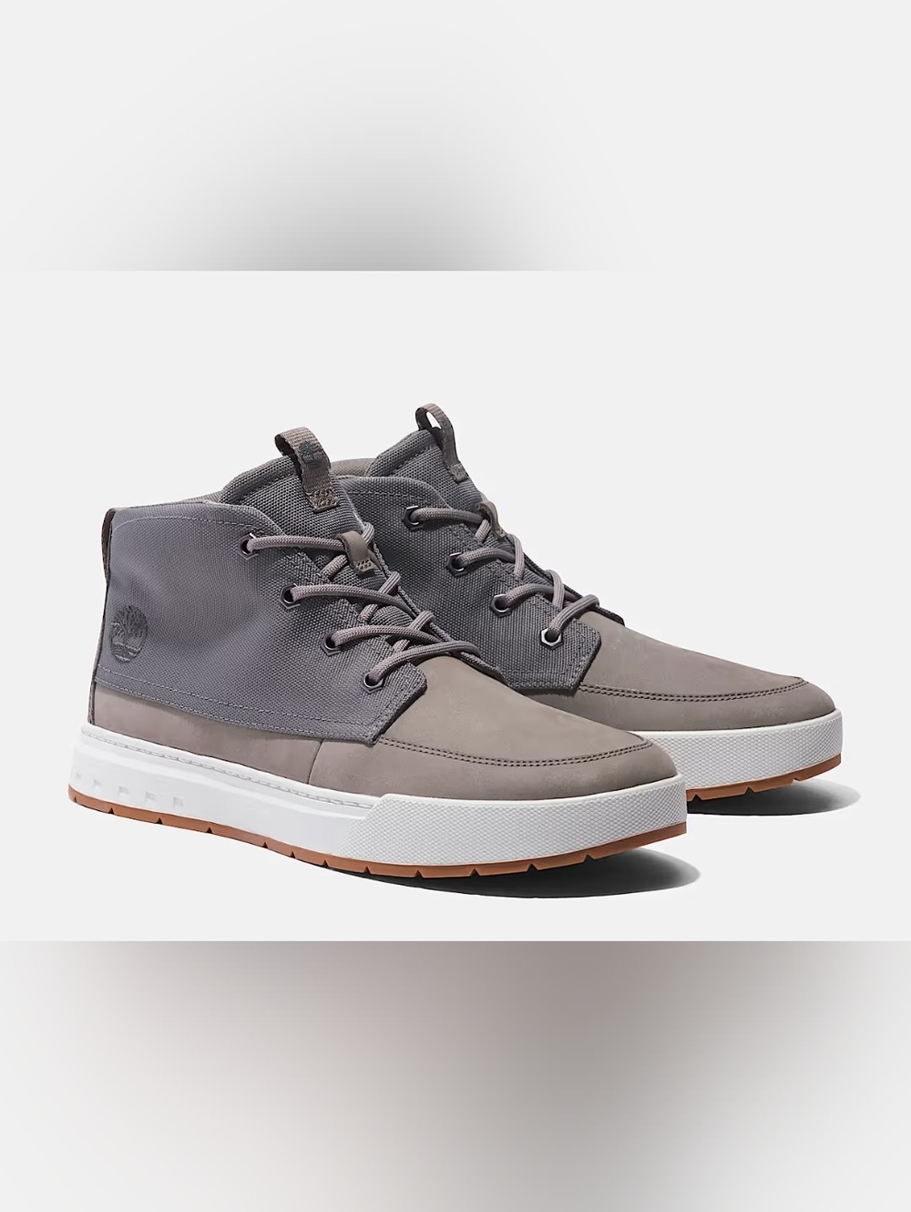 Timberland Maple Grove Mid Lace-Up Sneakers Men’s Size 11.5 Grey Nubuck New